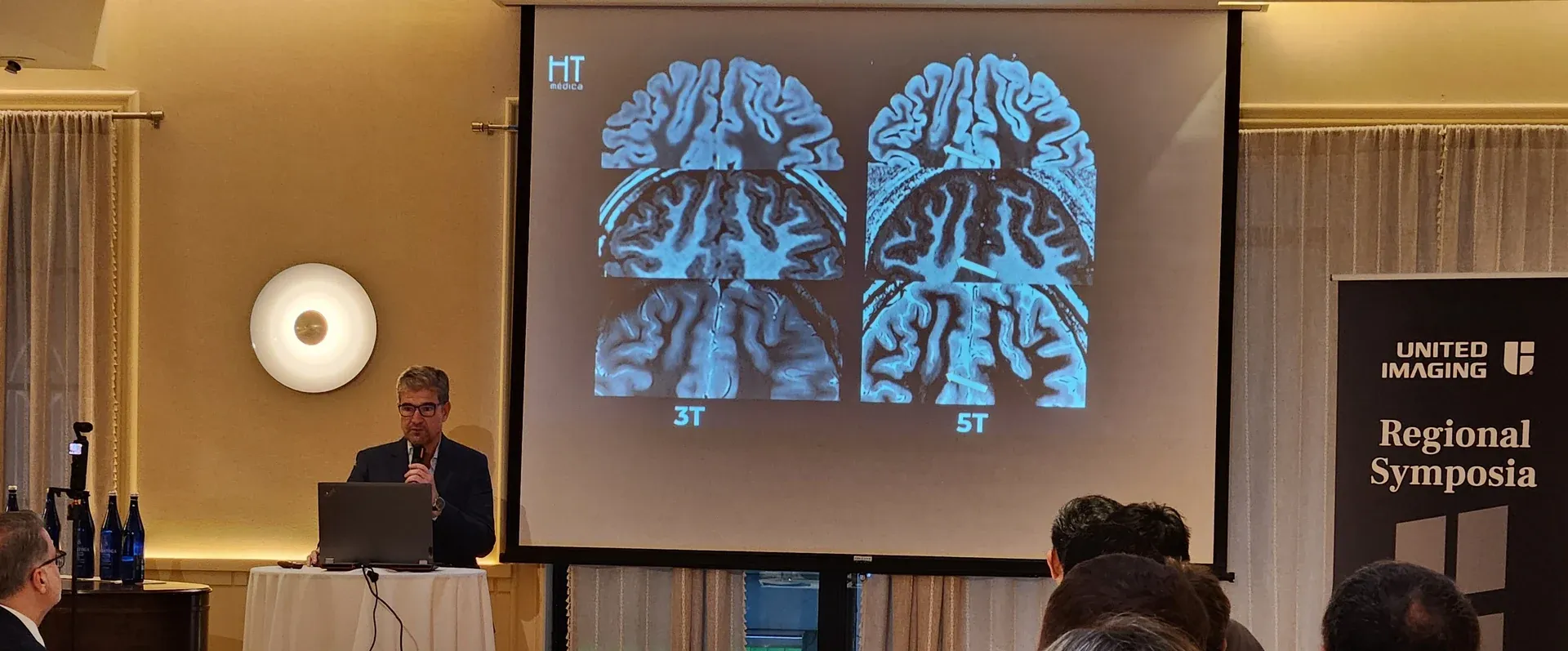 La visión de HT Médica sobre el futuro de la resonancia magnética de 5 teslas, en los simposios de United Imaging en Estados Unidos